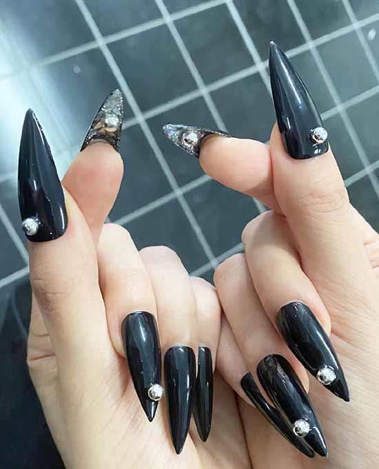 Корейский Дизайн Ногтей На Длинные Ногти