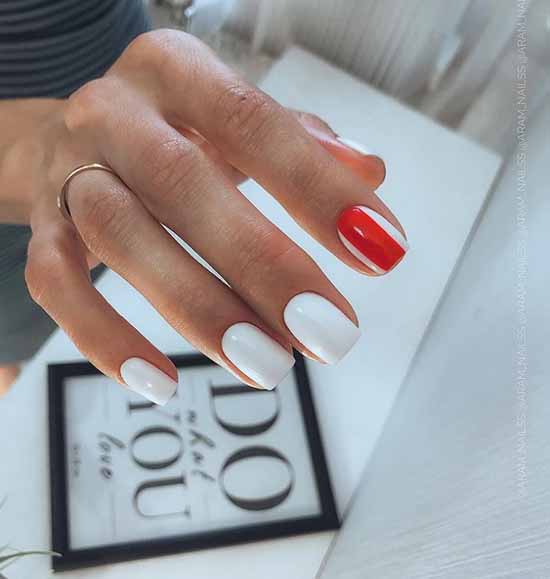 Красный маникюр: красивый дизайн ногтей на фото
