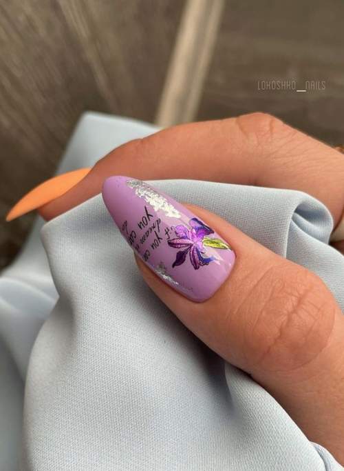 Красивые рисунки цветов на ногтях: фото 2023, дизайн